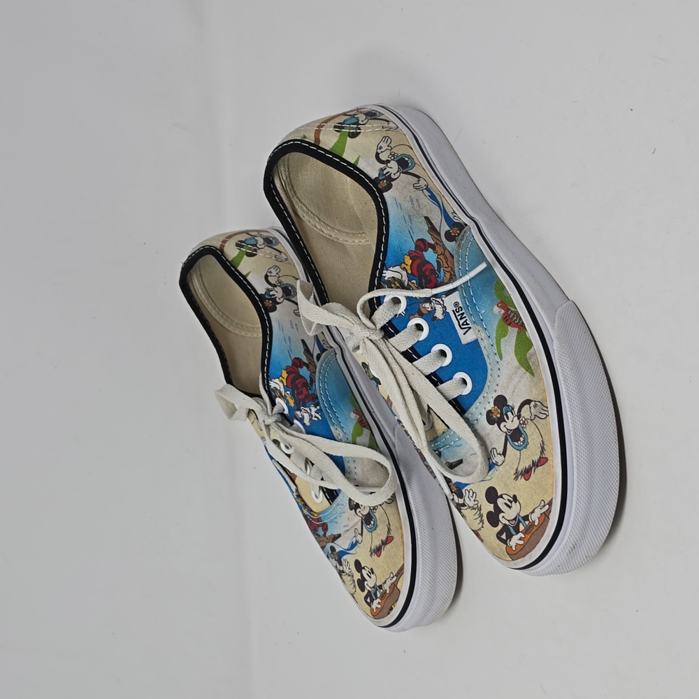Vans X Disney Mickey Minnie Goofy Hawaii Aloha Tropical Low Sneaker Women Size 6